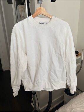 TNA White Crewneck Sweatshirt